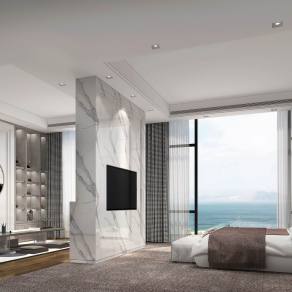 现代卧室主人房